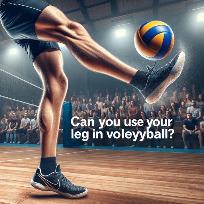 Can You Use Your Leg in Volleyball