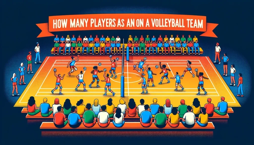 players in volleyball team