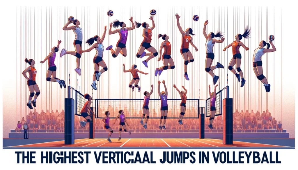 the highest vatical jump in volleyball