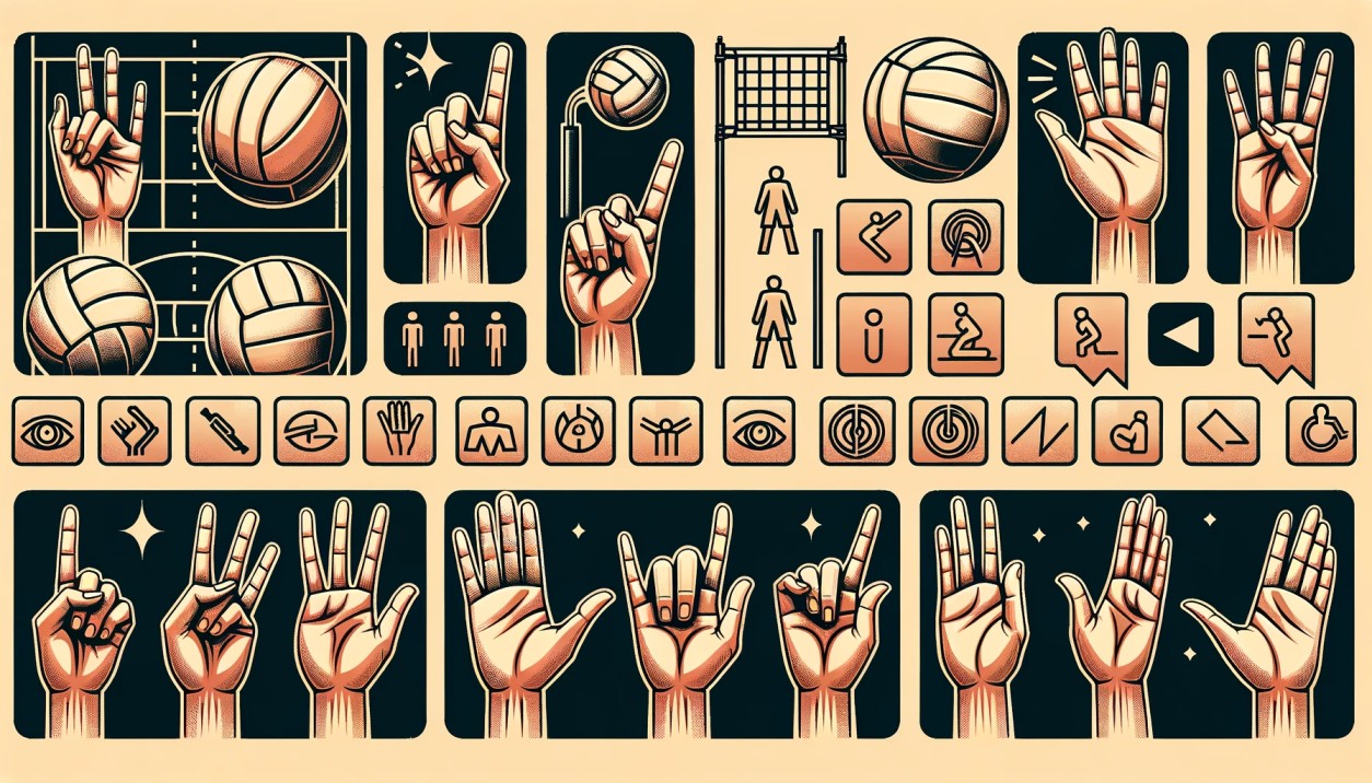 Volleyball Setter Hand Signals