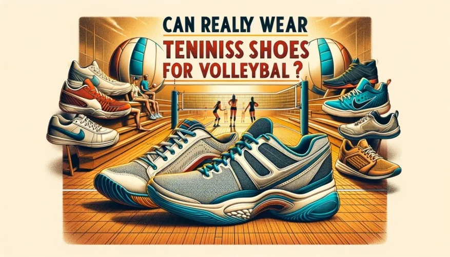 Tennis shoes for volleyball